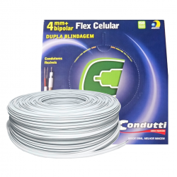 CABO COAXIAL 4MM DUPLA CONDUTTI BR